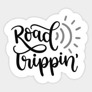 Road Tripping! Outdoors Shirt, Hiking Shirt, Adventure Shirt, Camping Shirt Sticker